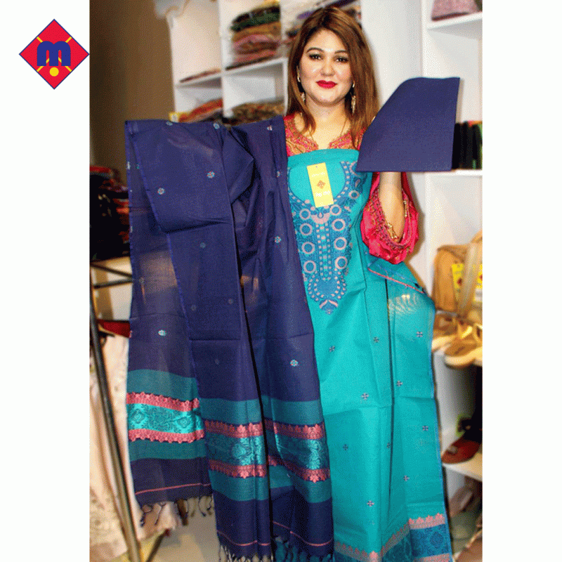 Readymade, Fashionable And Georgious Highand Printed Three Piece Quality Embroidery